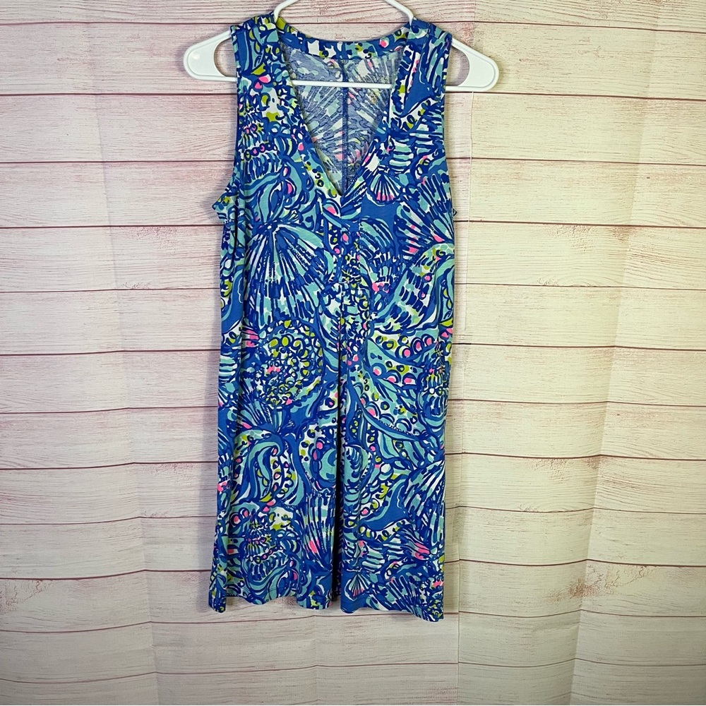 Lilly Pulitzer V Neck Sleeveless Dress Size‎ XS